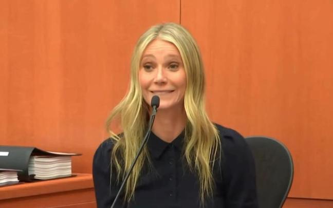 La actriz Gwyneth Paltrow presta testimonio durante el juicio. La actriz Gwyneth Paltrow presta testimonio durante el juicio.