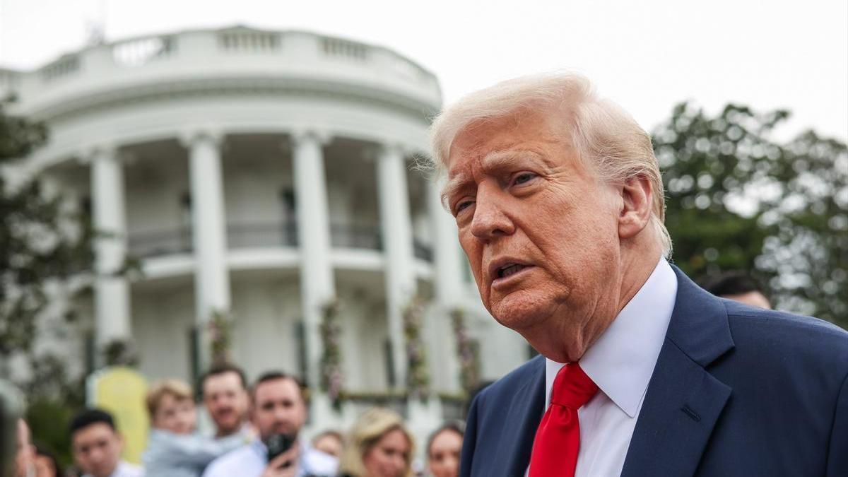 El presidente de Estados Unidos, Donald Trump, en la Casa Blanca.