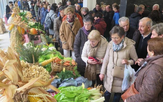 Barazki postu bat, Santa Lutzi eguneko ferian.
