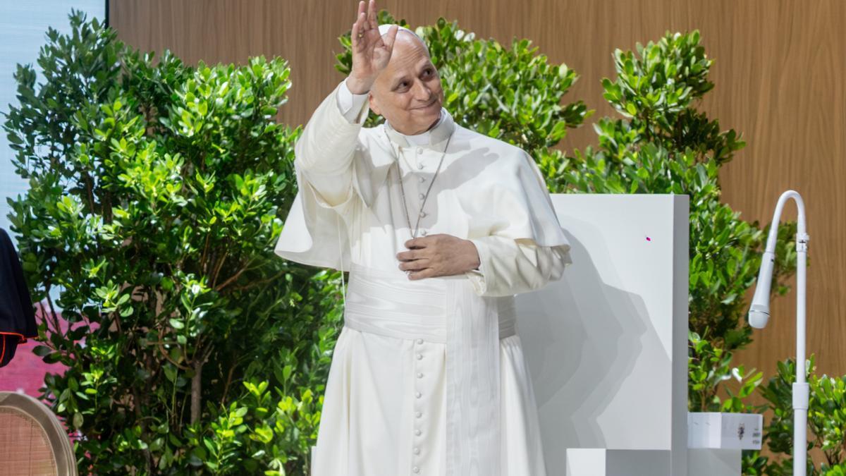 El Papa, en un encuentro este fin de semana.