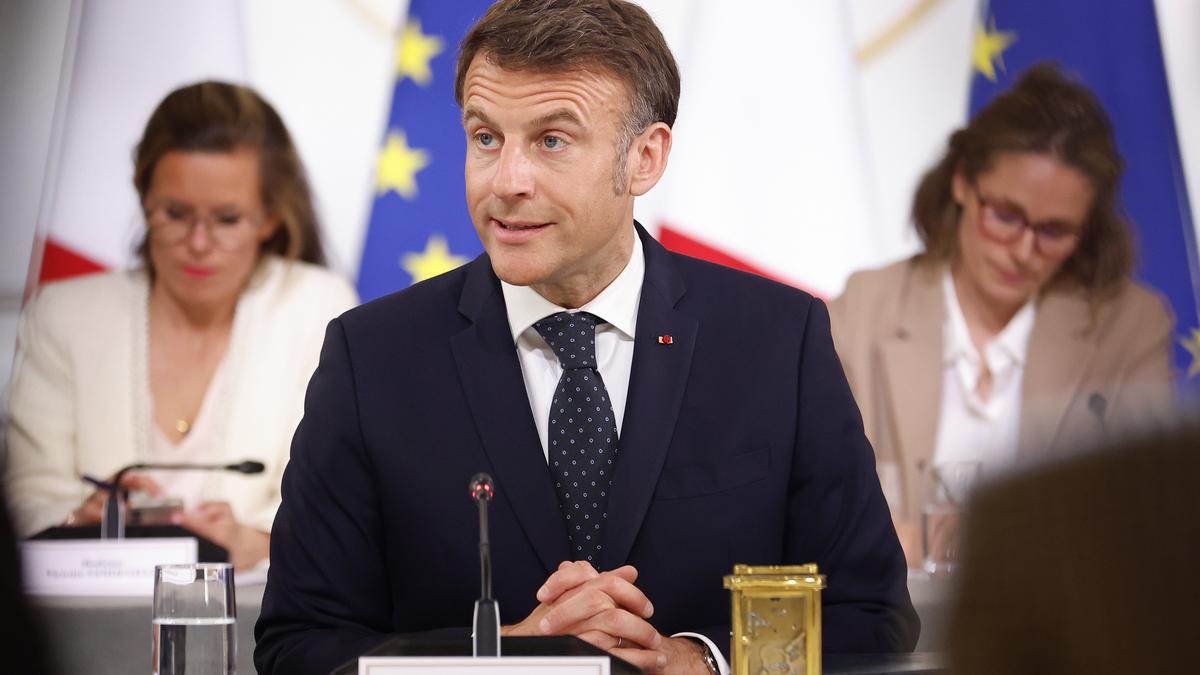El presidente de Francia, Emmanuel Macron