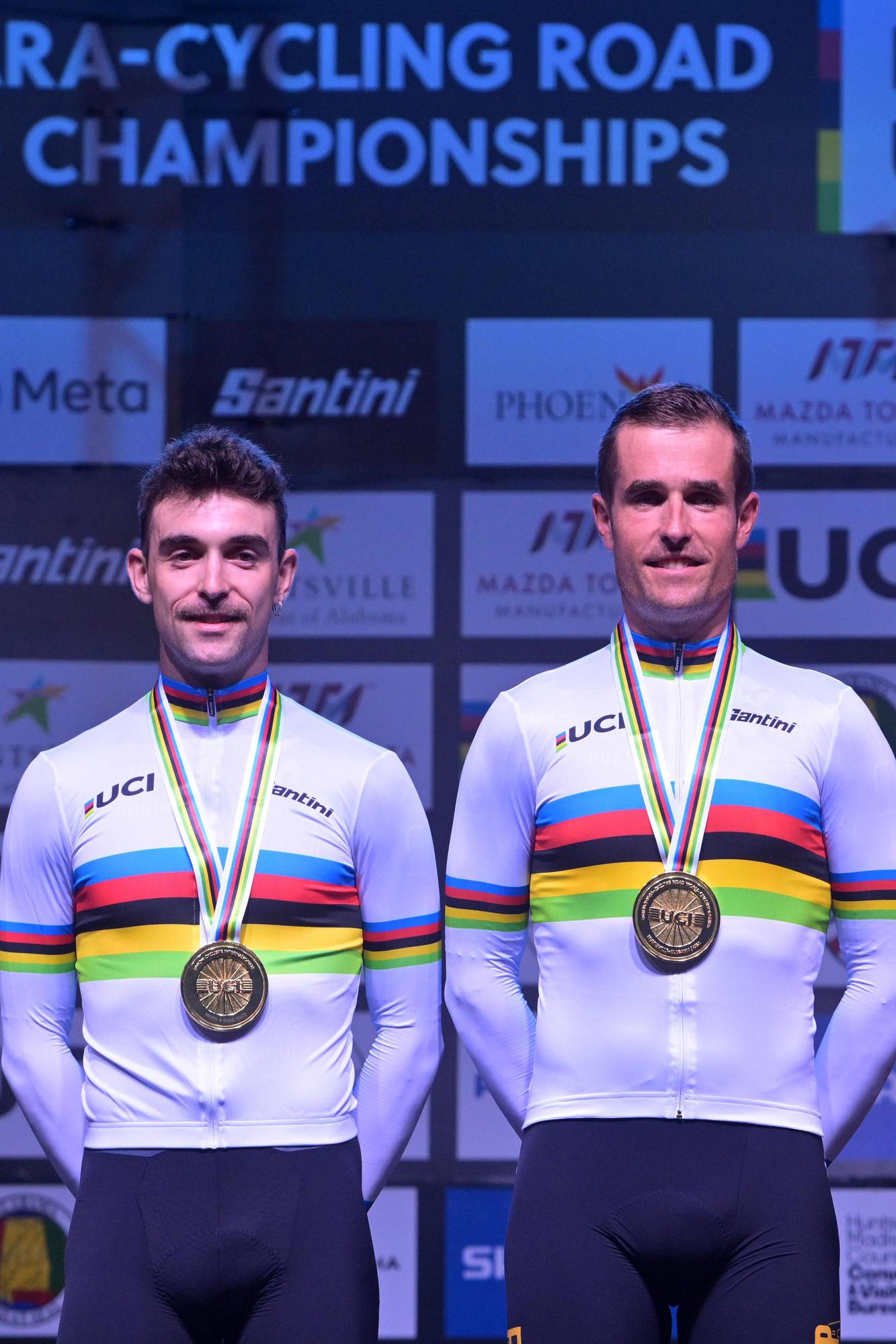 Imanol Arriortua y Mikel Aristi, campeones mundiales.
