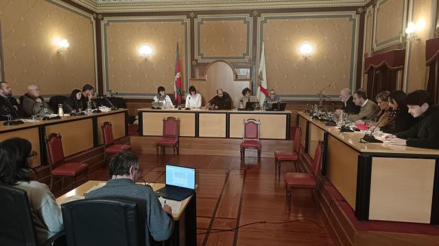 Un momento del Pleno que debatió los presupuestos en la tarde del lunes.