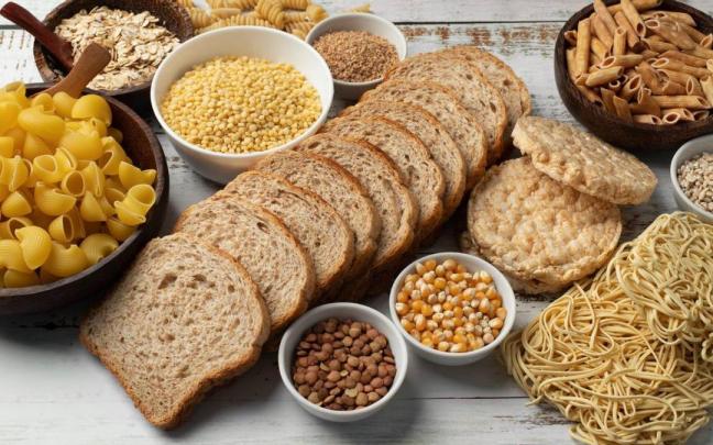 Selección de alimentos con gluten