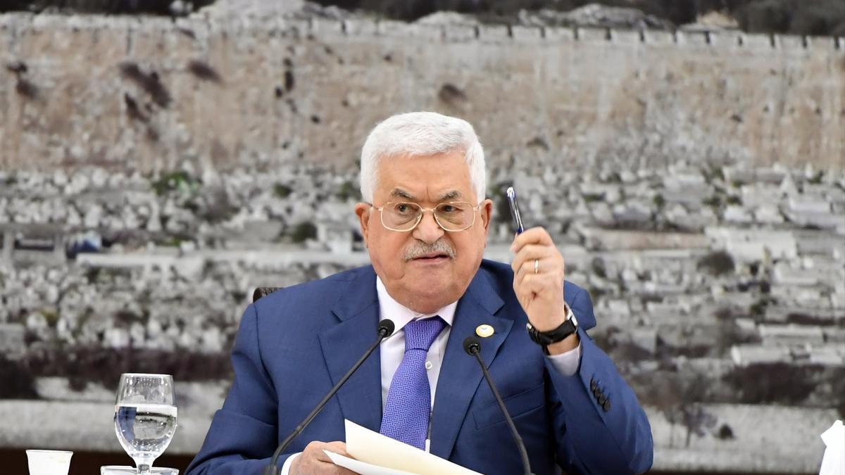 El presidente de la Autoridad Palestina, Mahmud Abbas