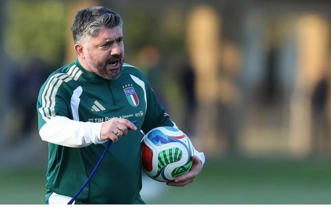 Gennaro Gatusso, seleccionador del Italia.