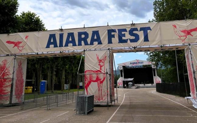 Entrada al recinto de Aiara Fest en el Refor de Amurrio / Ayuntamiento de Amurrio Entrada al recinto de Aiara Fest en el Refor de Amurrio