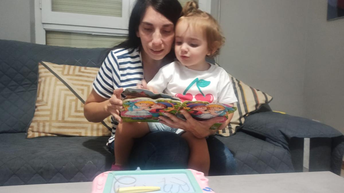 Bea con su hija Ane