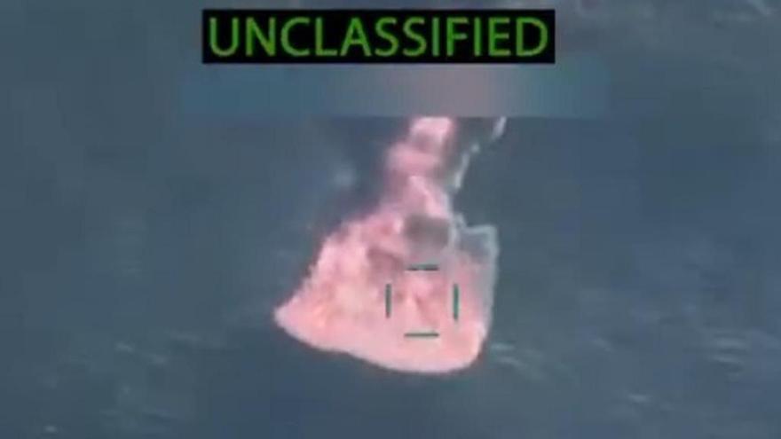 Una de las últimas supuestas narcolanchas atacadas por EE.UU.