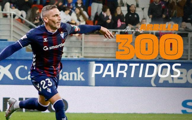 Arbilla en un partido de esta temporada. Eibar