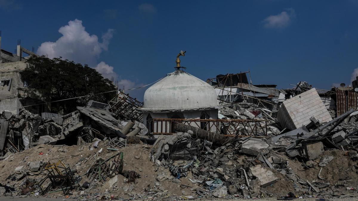 Edificios derruidos en Gaza