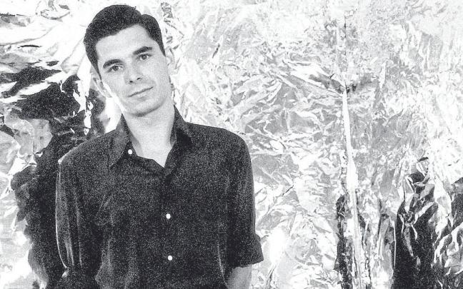 Javier e Iñaki en su taller de San Sebastián en octubre de 1991. | FOTO: CEDIDA Javier e Iñaki en su taller de San Sebastián en octubre de 1991. | FOTO: CEDIDA