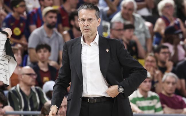 Pedro Martinez, en un partido con el Valencia Basket.