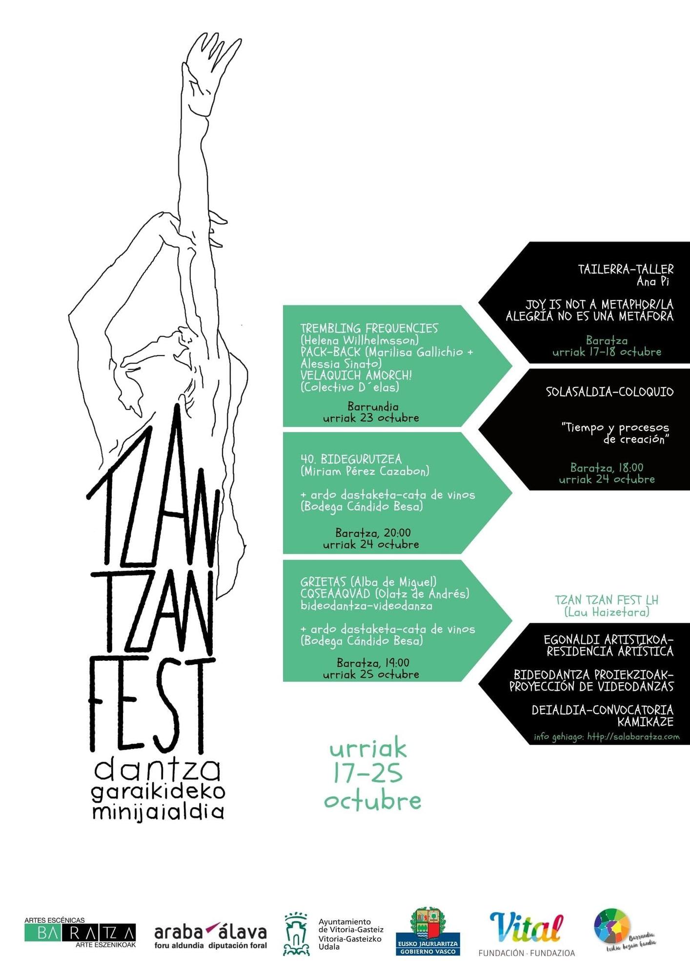 Cartel del XI Tzan Tzan Fest