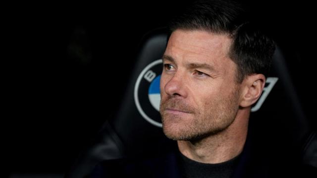 Xabi Alonso, durante su estancia en el banquillo del Real Madrid.