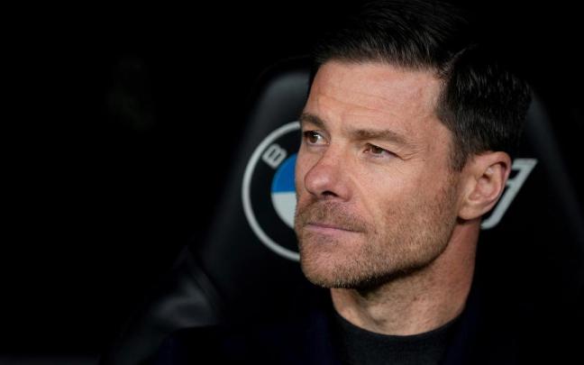 Xabi Alonso, durante su estancia en el banquillo del Real Madrid.