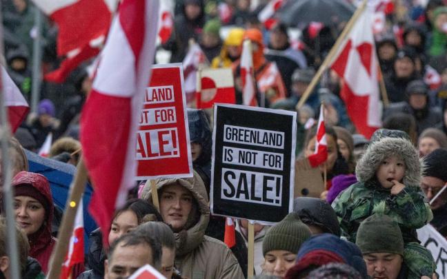 En imágenes: Miles de groenlandeses y daneses claman contra las amenazas de Trump