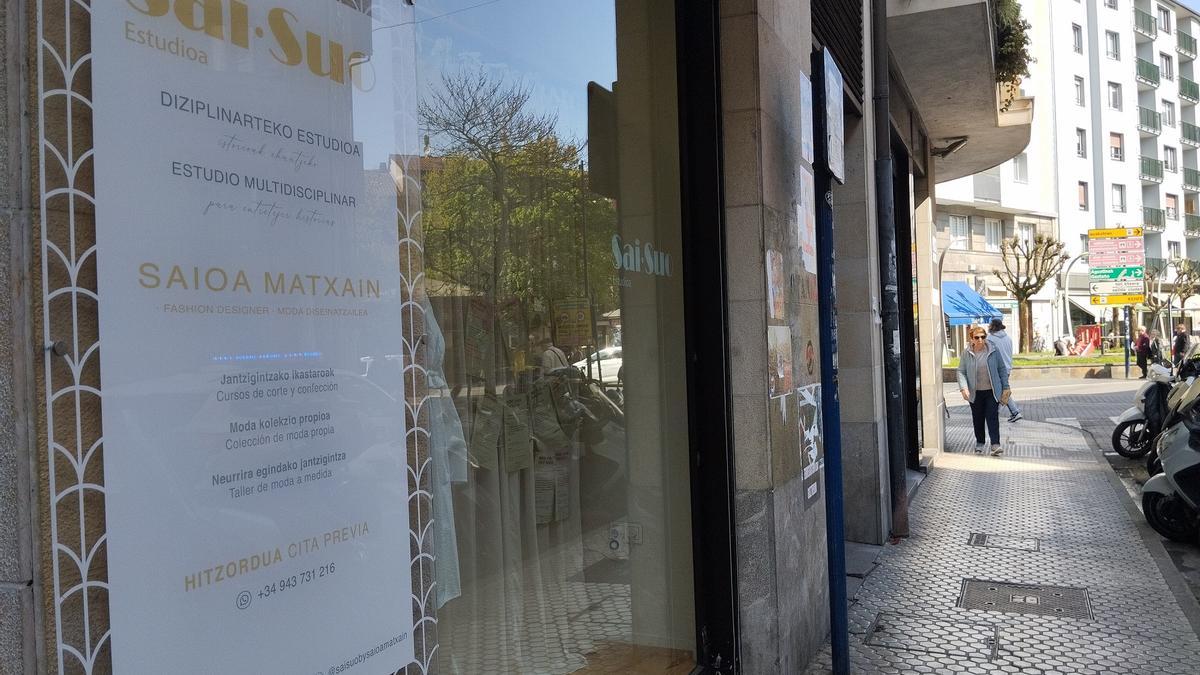 Exterior de su estudio.