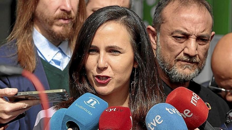 La ministra de Derechos Sociales y Agenda 2030 y líder de Podemos, Ione Belarra.