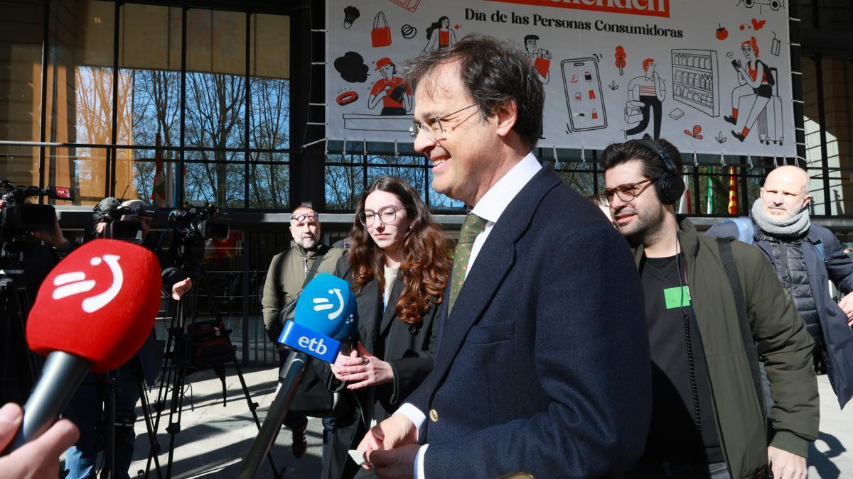 El consejero de Salud de Euskadi, Alberto Martínez.