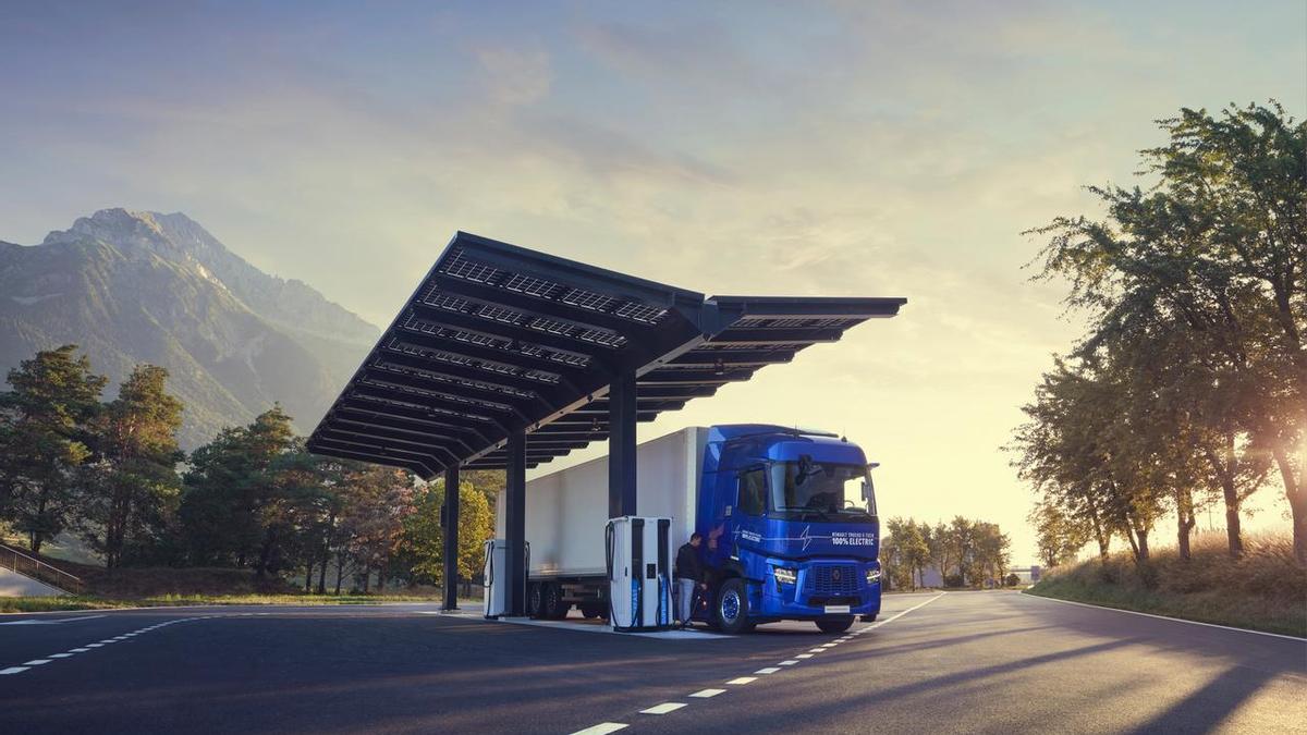 Camión eléctrico.