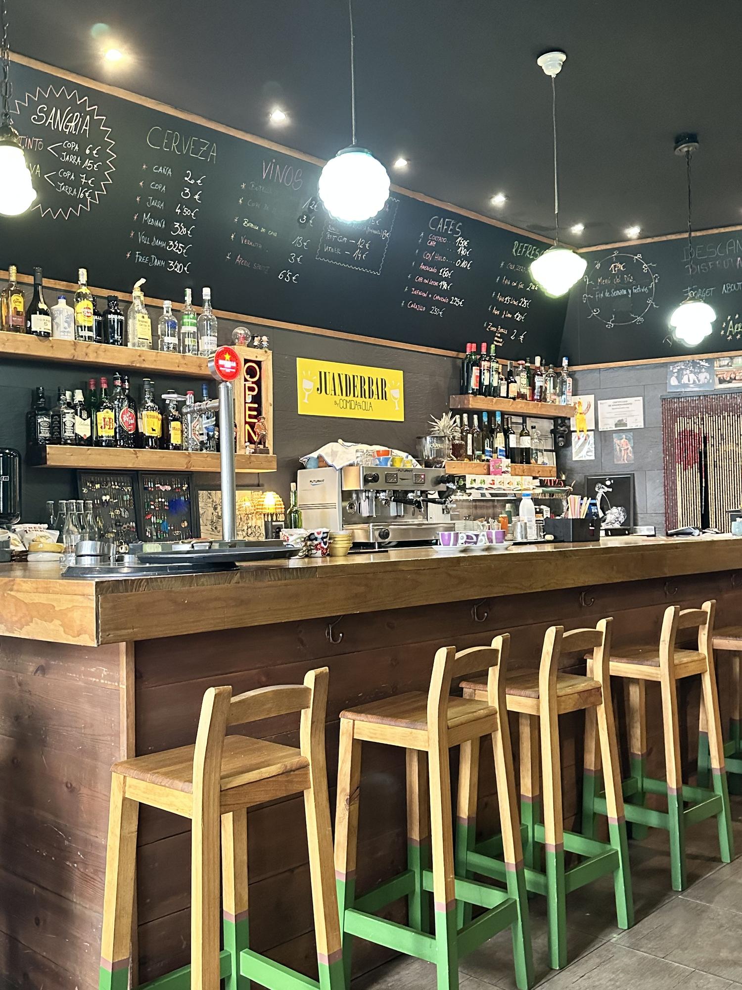 La barra del Comida de Olla.