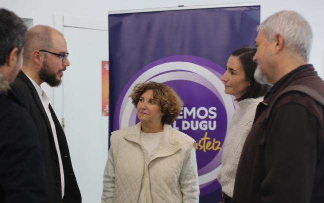 La secretaria general de Podemos Euskadi, Pilar Garrido.