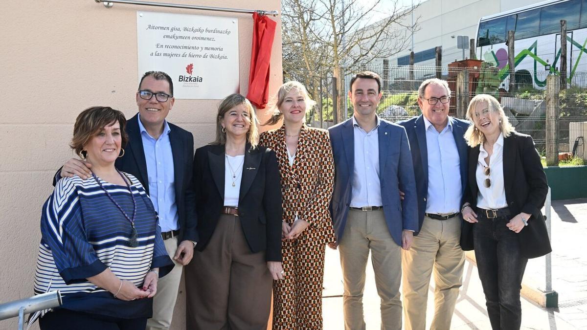 El Museo de la Minería del País Vasco acoge desde ayer una placa en conmemorativa.