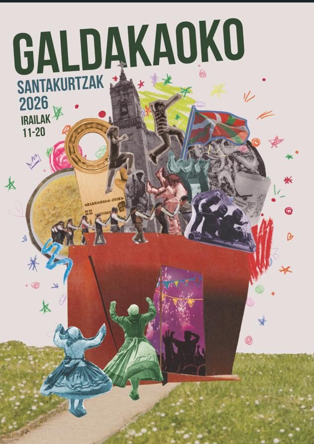 Cartel que anunciará las fiestas de Galdakao