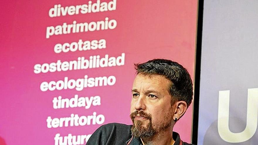 El exlíder de Podemos participó ayer en la campaña del 28-M. | FOTO: E.P.