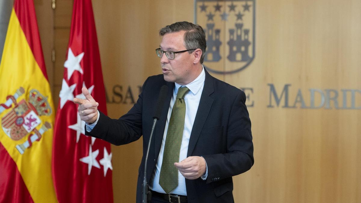 El secretario general del Partido Popular de Madrid, Alfonso Serrano.