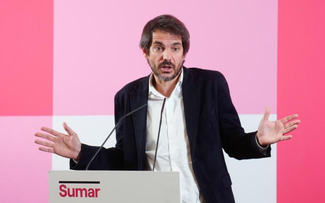 El portavoz de Sumar y ministro de Cultura, Ernest Urtasun.