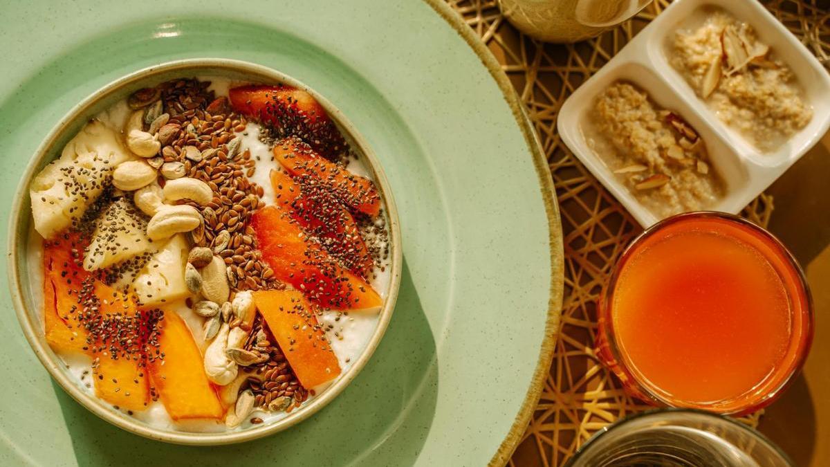 Yogur con papaya
