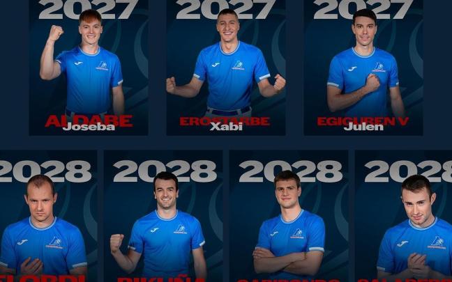 Aspe renueva a siete de sus pelotaris.