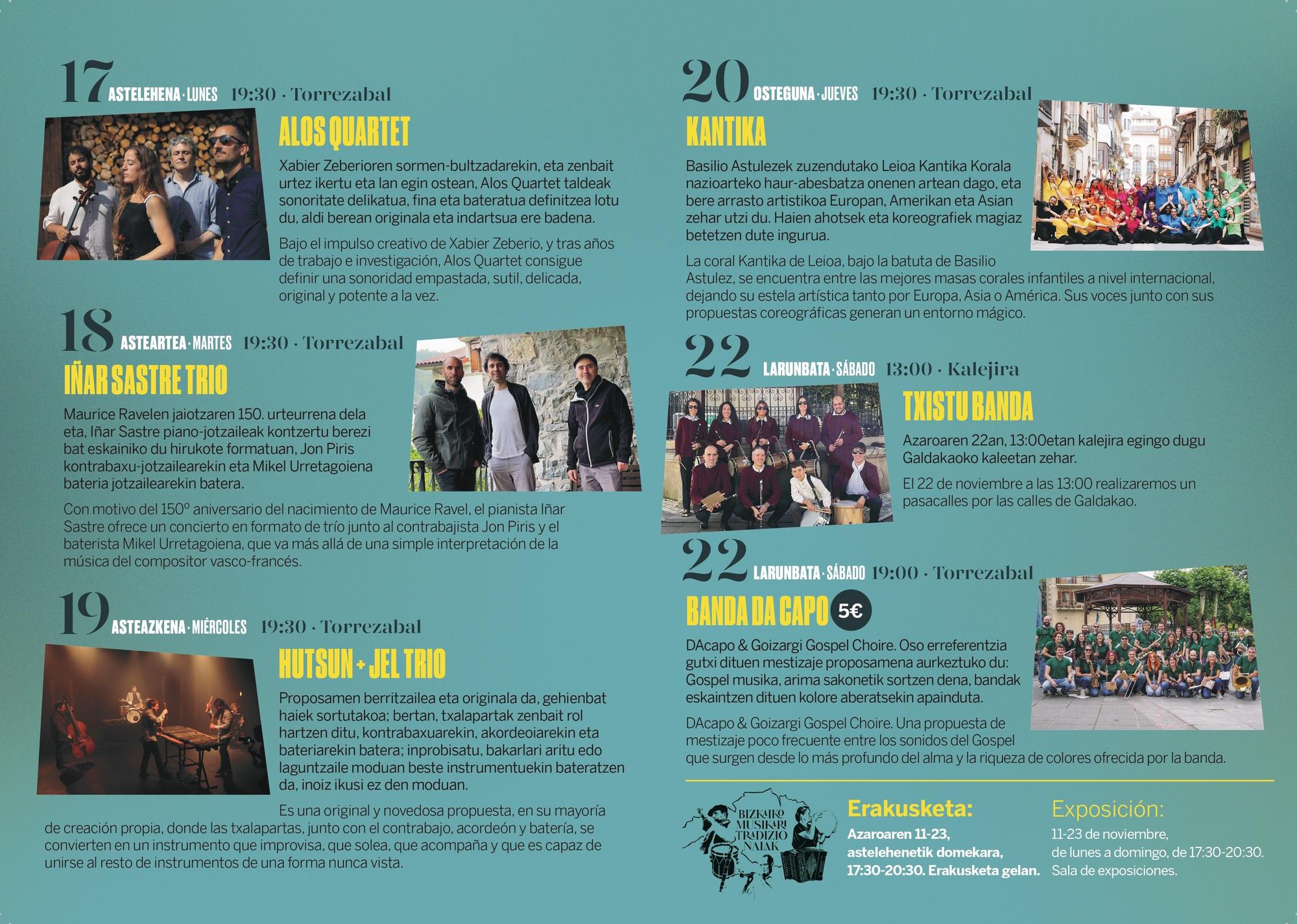 La variedad de estilos y ritmos es la seña de identidad de la cita