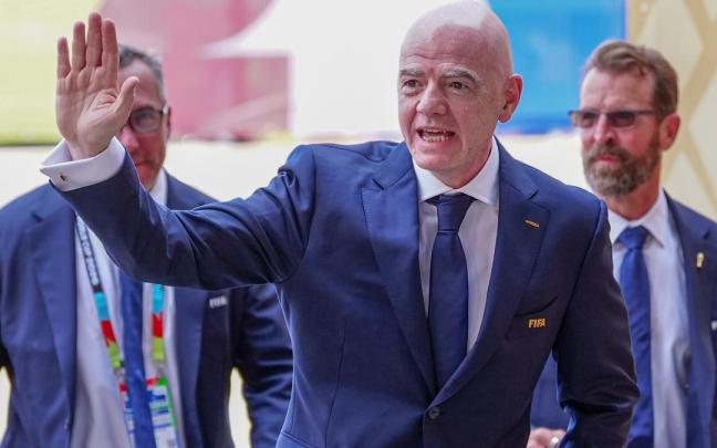 El presidente de la FIFA, Gianni Infantino, no será apoyado por Gales.