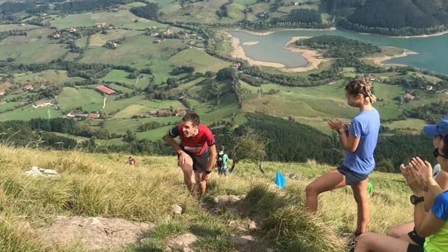 Una de las imágenes que dejó una pasada edición de la carrera Ikazkin Trail.