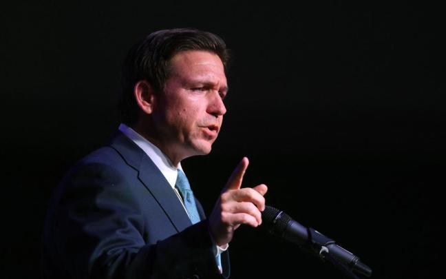 El gobernador de Florida, Ron DeSantis.