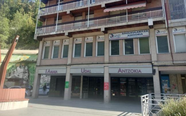 El exterior del teatro Amaia antzokia.