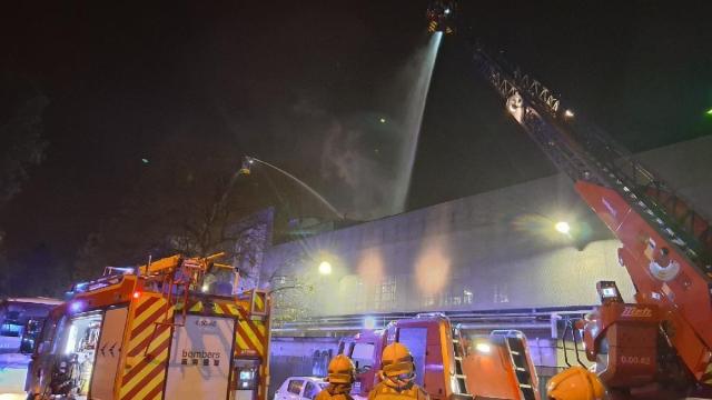 Una imagen del incendio.