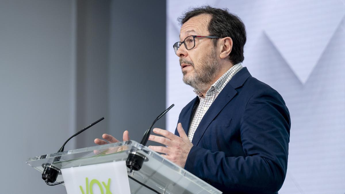 El portavoz de Vox, José Antonio Fúster