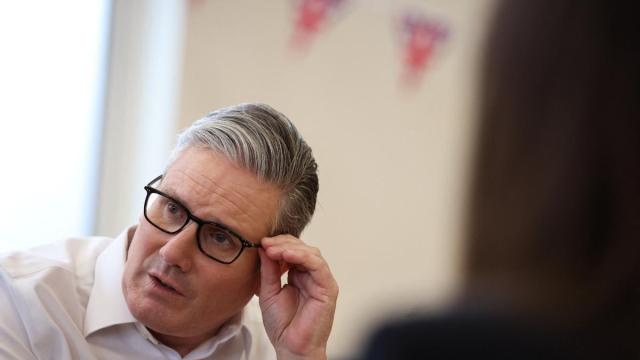 Starmer, en la reunión semanal de su gabinete.