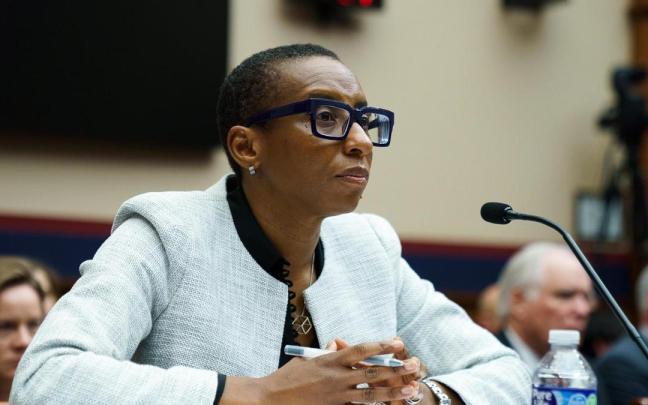 La rectora de la Universidad de Harvard, Claudine Gay. La rectora de la Universidad de Harvard, Claudine Gay.