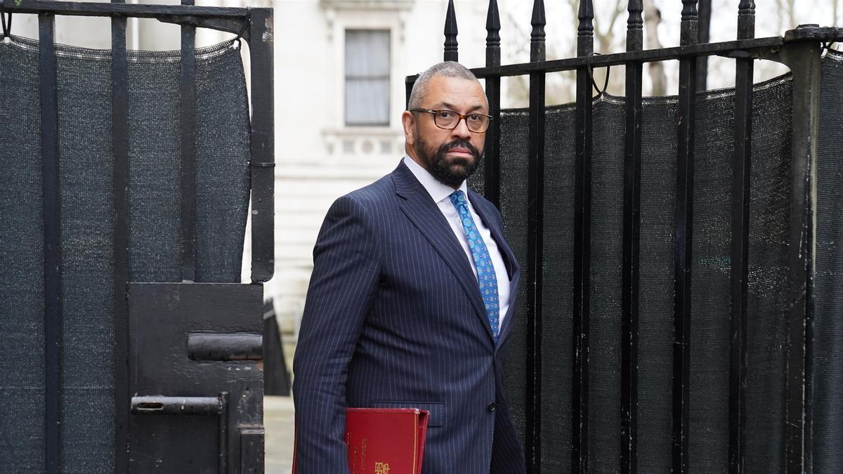 El ministro británico de Exteriores, James Cleverly, en una fotografía de archivo.