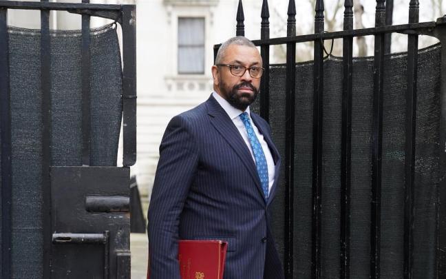 El ministro británico de Exteriores, James Cleverly, en una fotografía de archivo.