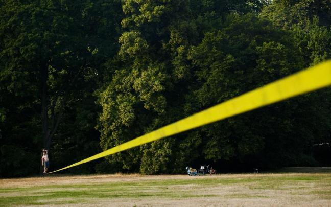 El ‘longline’, una de las modalidades más exigentes por la longitud de la cuerda y su menor tensión.
