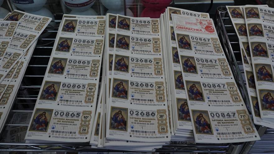 Números de la lotería de Navidad