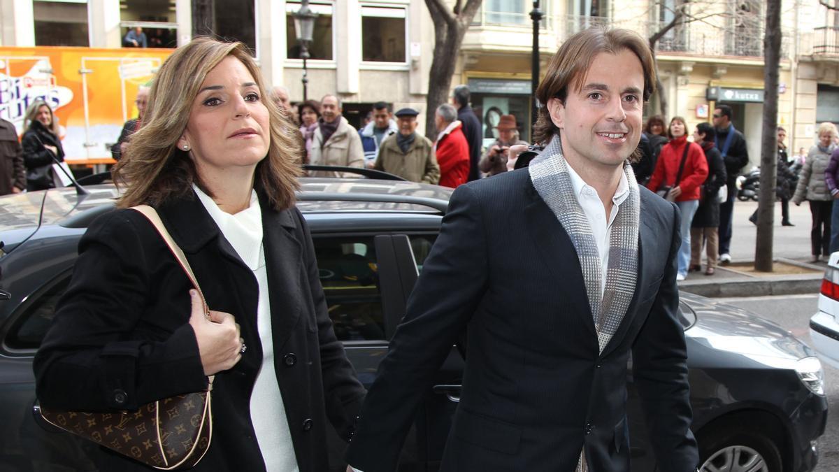 Arantxa Sánchez Vicario junto a su exmarido, Josep Santacana.