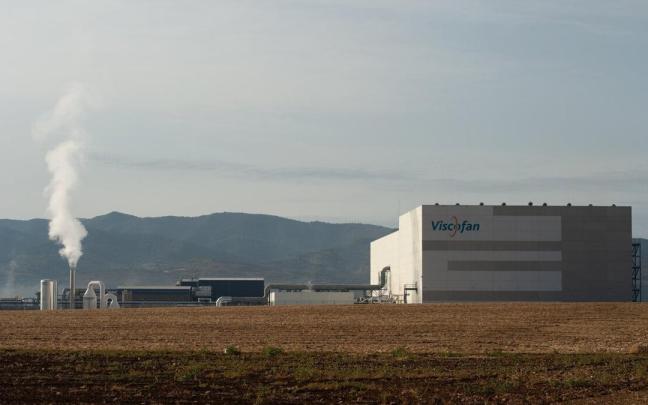 Vista exterior de las instalaciones de Viscofan.
