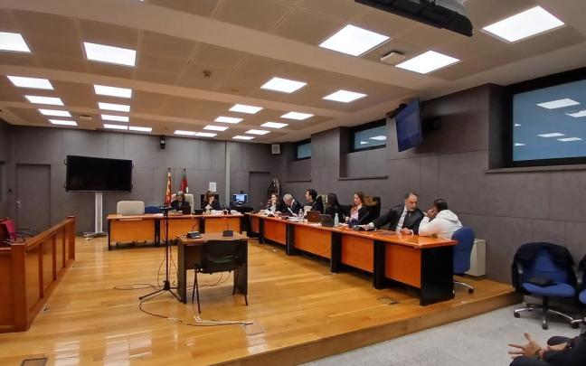 Juicio en un juzgado vasco.
